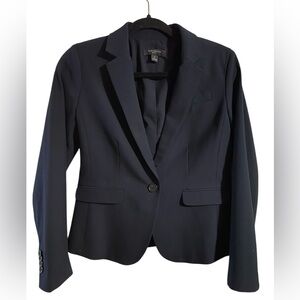 Ann Taylor Navy Blue Blazer Suit Jacket